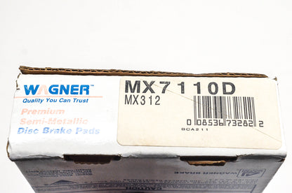Wagner MX7110D, MX312 Disc Brake Pad Kit NOS
