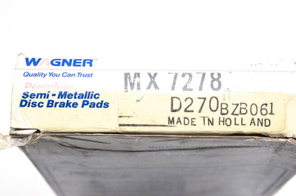 Wagner MX7278, D-270 Disc Brake Pad Kit NOS