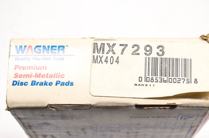 Wagner MX7293, MX404 Disc Brake Pad Kit NOS