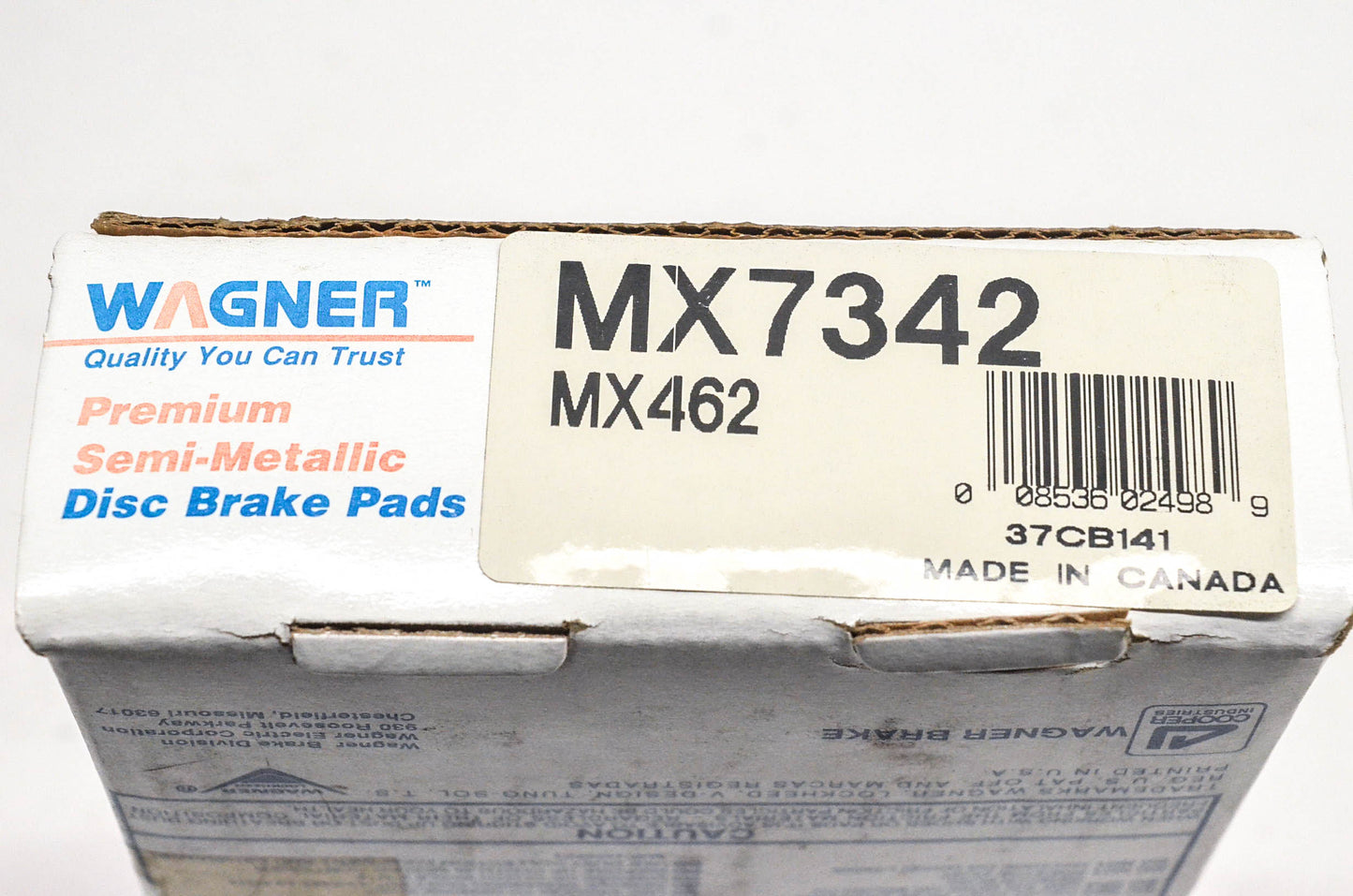 Wagner MX7342, MX462 Disc Brake Pad Kit NOS