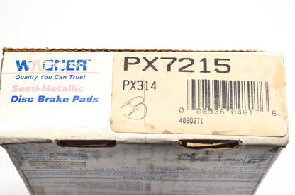 Wagner PX7215, PX314 Disc Brake Pad Kit NOS