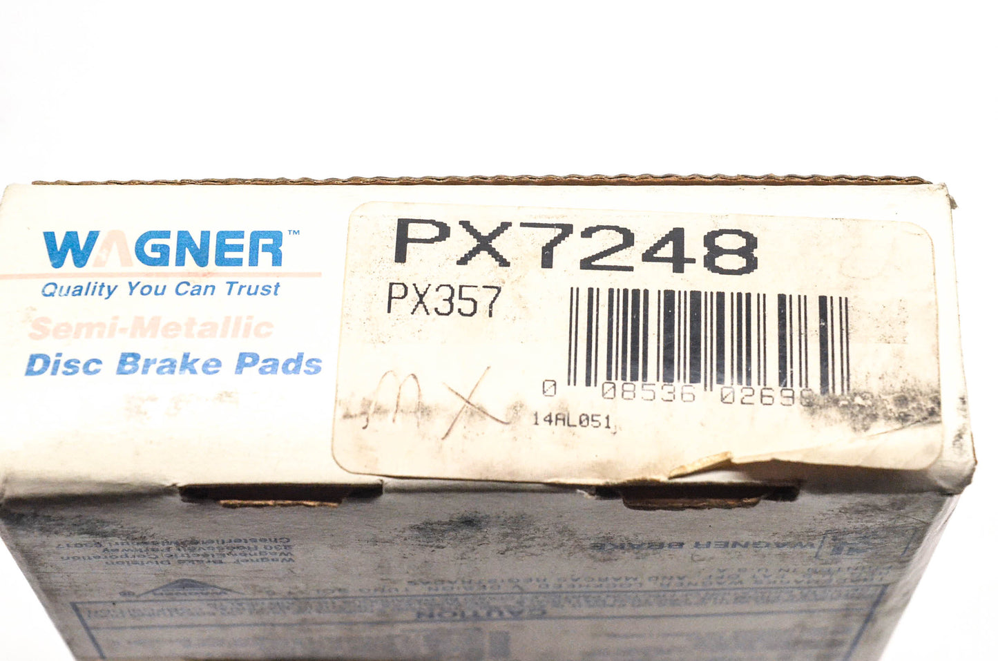 Wagner PX7248, PX357 Disc Brake Pad Kit NOS