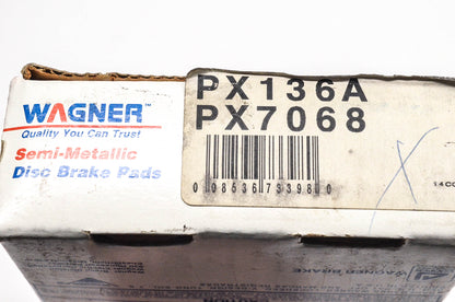 Wagner PX136A, PX7068 Disc Brake Pad Kit NOS