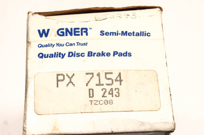 Wagner PX7154, D-243, 65-243 Disc Brake Pad Kit NOS