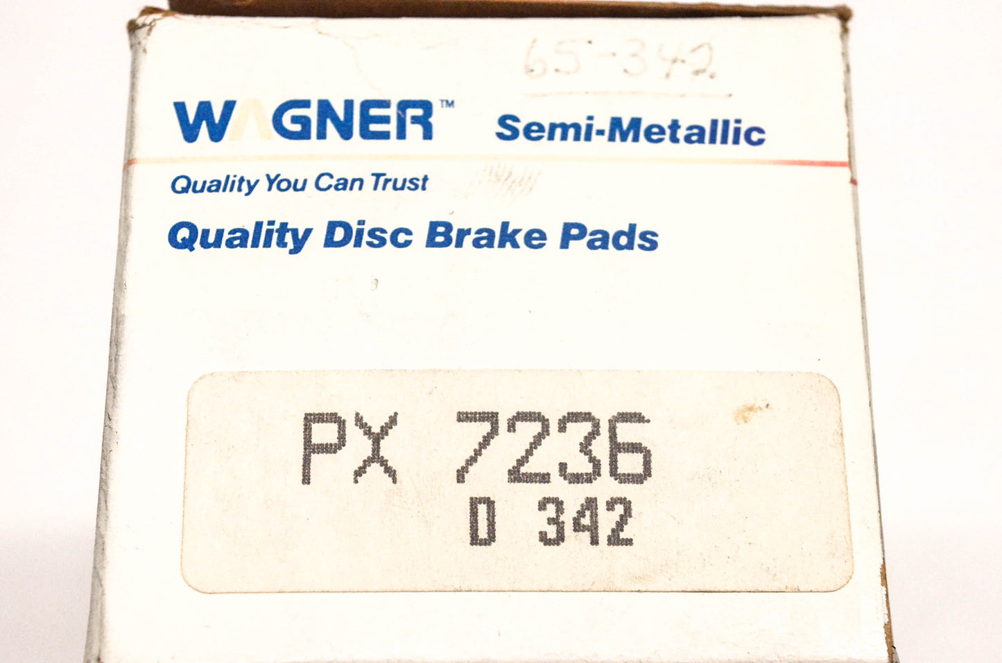 Wagner PX7236, D-342 Disc Brake Pad Kit NOS