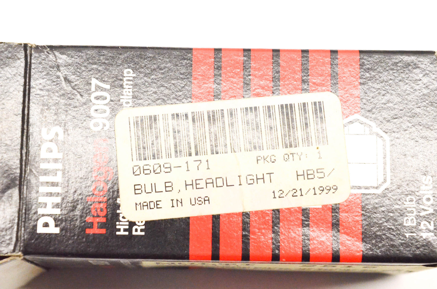 Philips 0609-171 Halogen HB5 9007 Headlight Bulb NOS
