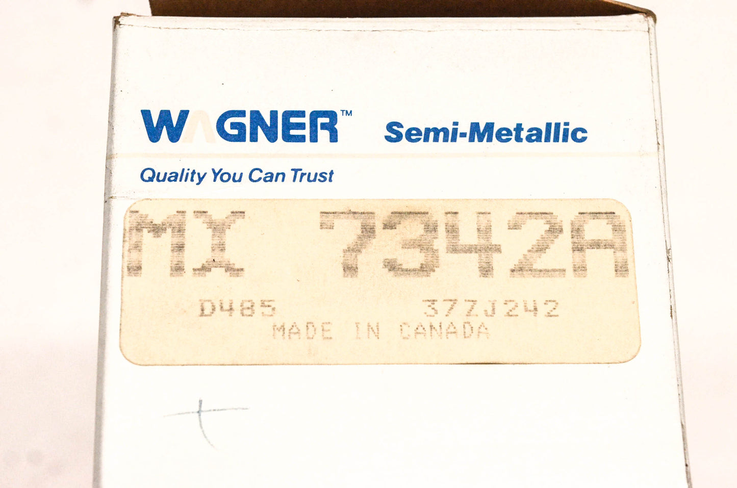 Wagner MX7342A, D-485 Disc Brake Pad Kit NOS