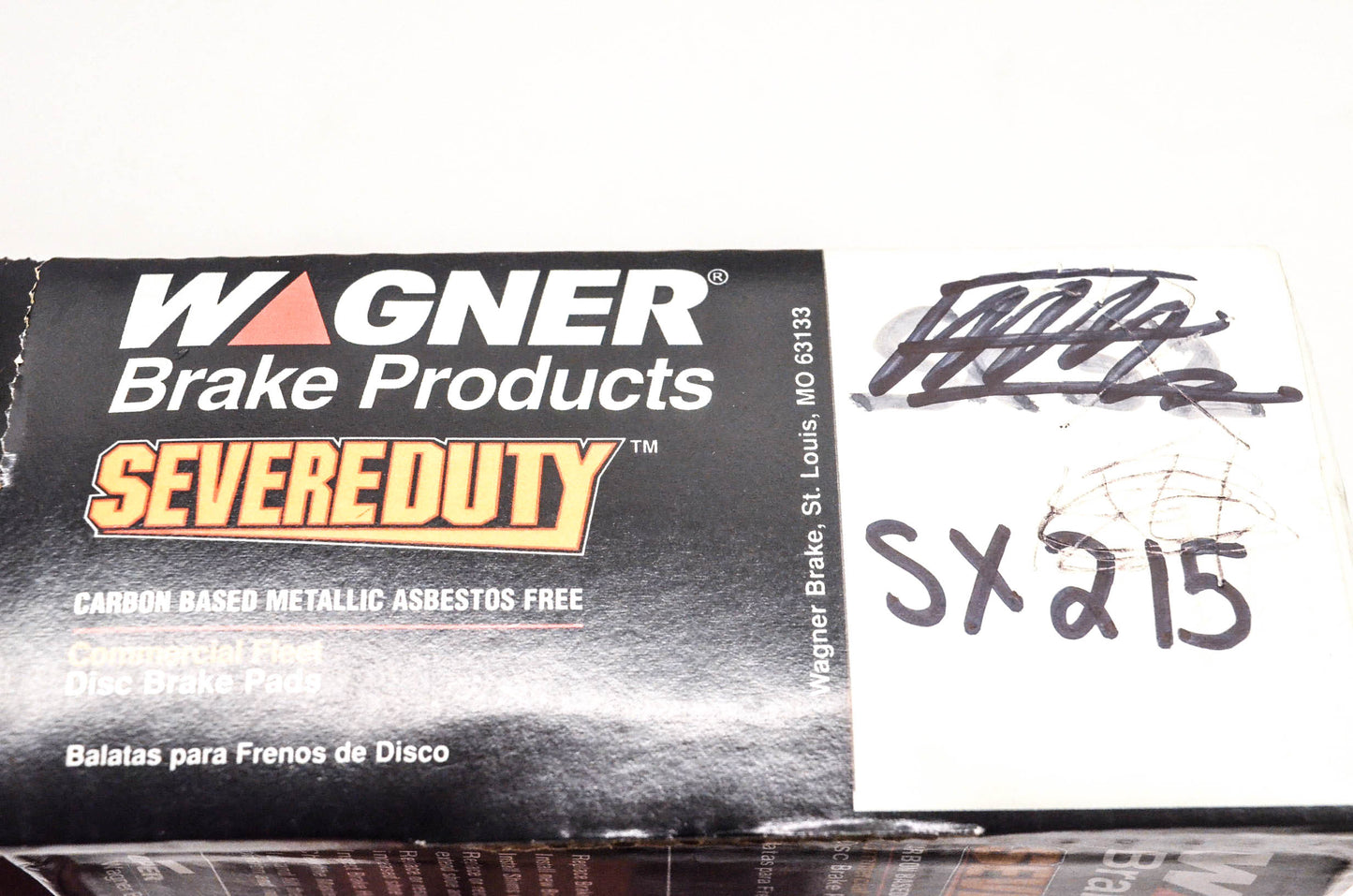 Wagner SX215 Severe Duty Disc Brake Pad Kit NOS