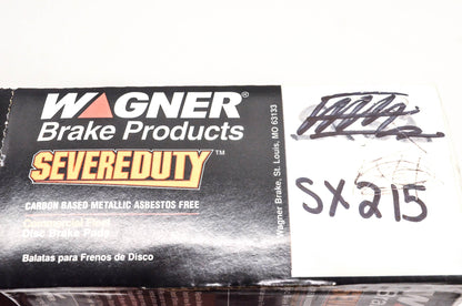 Wagner SX215 Severe Duty Disc Brake Pad Kit NOS
