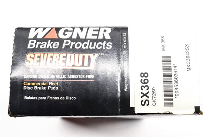 Wagner SX368, SX7259 Severe Duty Disc Brake Pad Kit NOS
