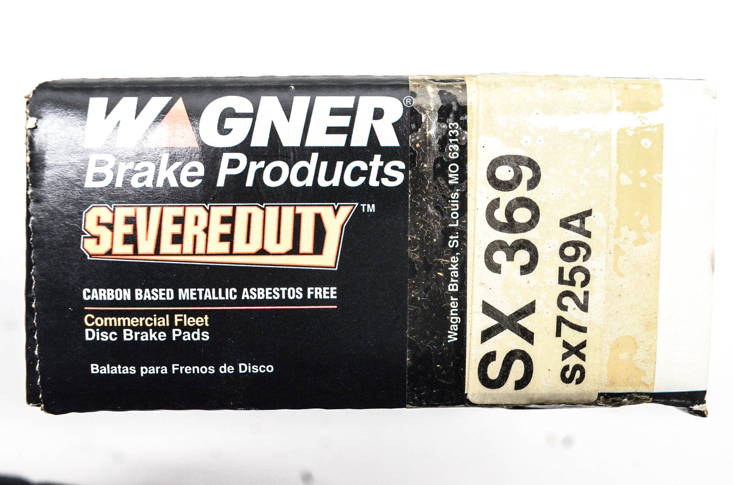 Wagner SX369, SX7259A Severe Duty Disc Brake Pad Kit NOS