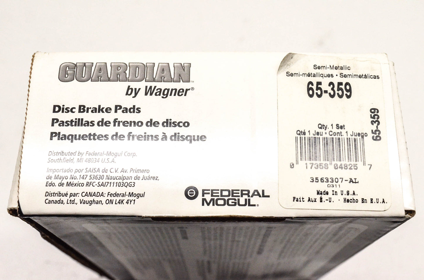 Wagner 65-359, 3563307-AL Guardian Disc Brake Pad Kit NOS