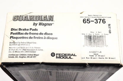 Wagner 65-376, 6432277-A Guardian Disc Brake Pad Kit NOS