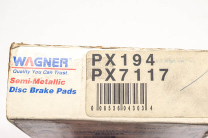 Wagner PX194, PX7117 Disc Brake Pad Kit NOS