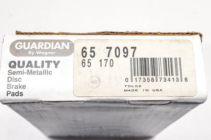 Wagner 65-7097, 65-170 Guardian Disc Brake Pad Kit NOS