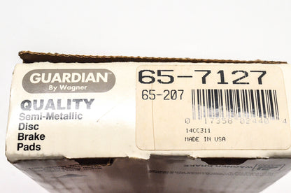Wagner 65-7127, 65-207 Guardian Disc Brake Pad Kit NOS