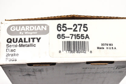 Wagner 65-7155A, 65-275 Guardian Disc Brake Pad Kit NOS