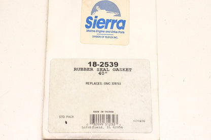 Sierra 18-2539, 328753 Rubber Seal Gasket NOS