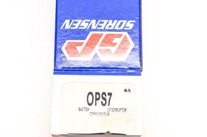 GP Sorensen OPS7 Oil Pressure Sender Switch PS-15 NOS