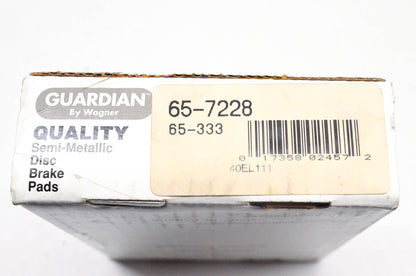 Wagner 65-333, 65-7228 Guardian Semi Metallic Disc Brake Pad Kit NOS