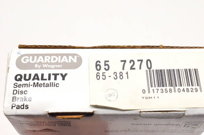 Wagner 65-381, 65-7270 Guardian Semi Metallic Disc Brake Pad Kit NOS