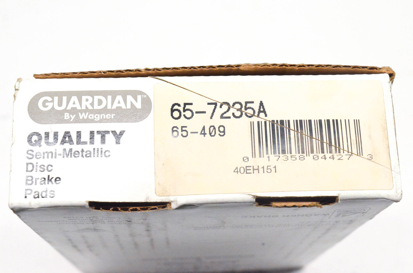Wagner 65-409, 65-7235A Guardian Semi Metallic Disc Brake Pad Kit NOS