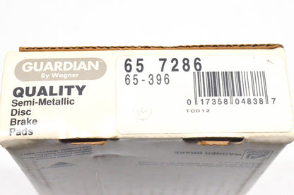Wagner 65-396, 65-7286 Guardian Semi Metallic Disc Brake Pad Kit NOS