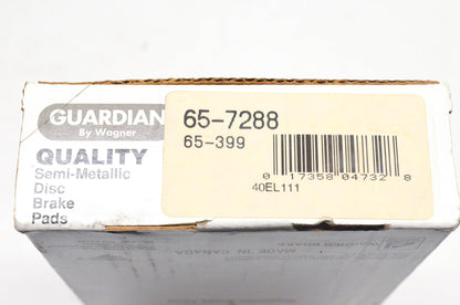 Wagner 65-399, 65-7288 Guardian Semi Metallic Disc Brake Pad Kit NOS