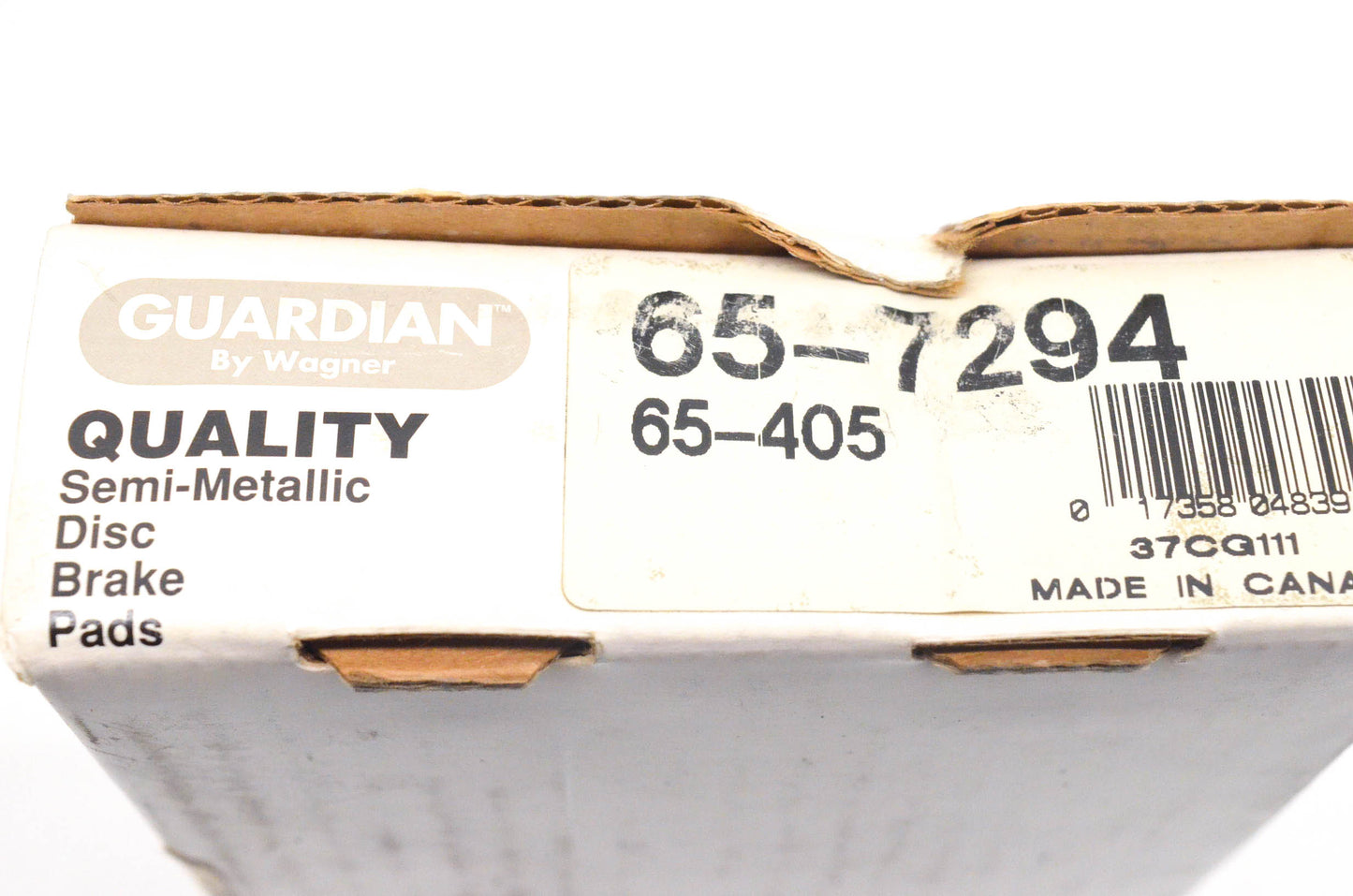 Wagner 65-405, 65-7294 Guardian Semi Metallic Disc Brake Pad Kit NOS