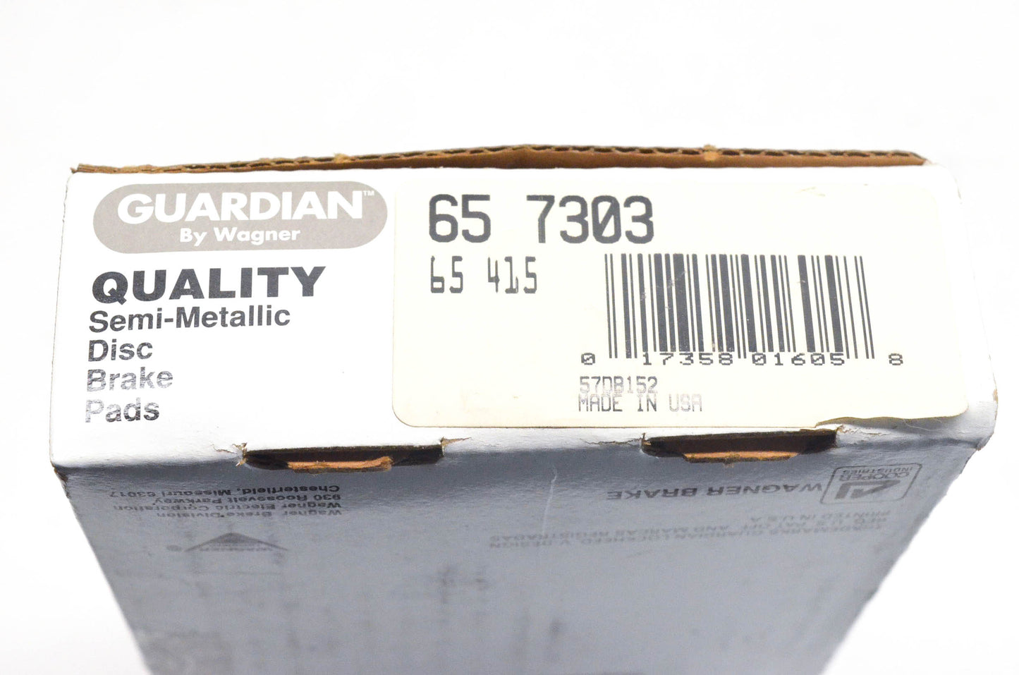 Wagner 65-415, 65-7303 Guardian Semi Metallic Disc Brake Pad Kit NOS
