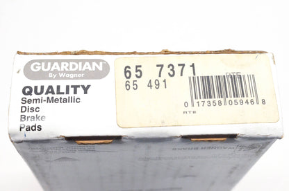 Wagner 65-491, 65-7371 Guardian Semi Metallic Disc Brake Pad Kit NOS
