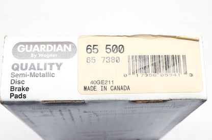 Wagner 65-500, 65-7380 Guardian Semi Metallic Disc Brake Pad Kit NOS