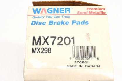 Wagner MX7201, MX298, 37CB211 Semi Metallic Disc Brake Pad Kit NOS