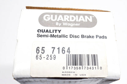 Wagner 65-259, 65-7164 Guardian Semi Metallic Disc Brake Pad Kit NOS