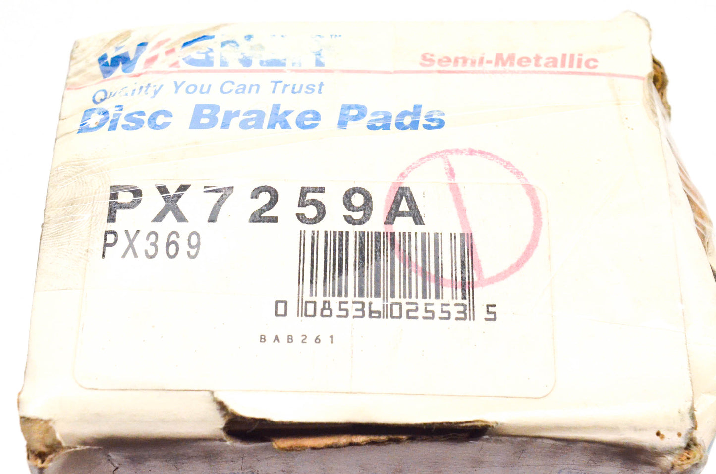 Wagner PX7259A, PX369 Semi Metallic Disc Brake Pad Kit NOS