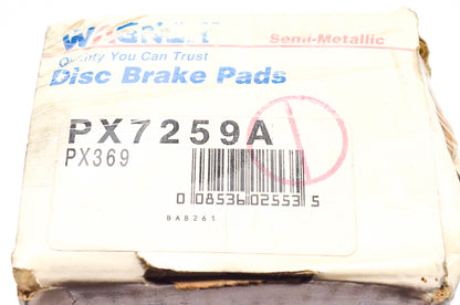 Wagner PX7259A, PX369 Semi Metallic Disc Brake Pad Kit NOS