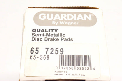 Wagner 65-368, 65-7259 Guardian Semi Metallic Disc Brake Pad Kit NOS