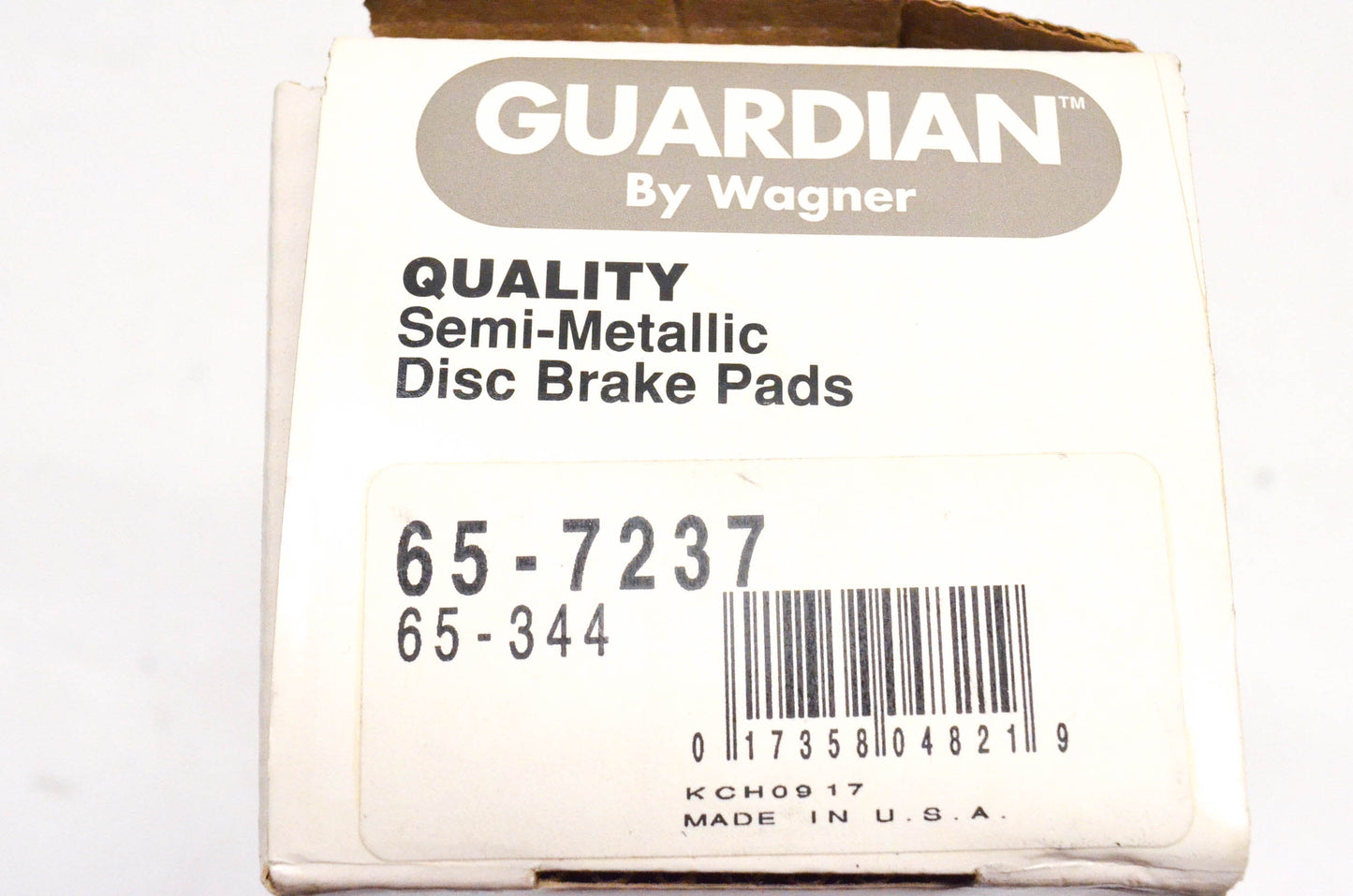 Wagner 65-344, 65-7237 Guardian Semi Metallic Disc Brake Pad Kit NOS