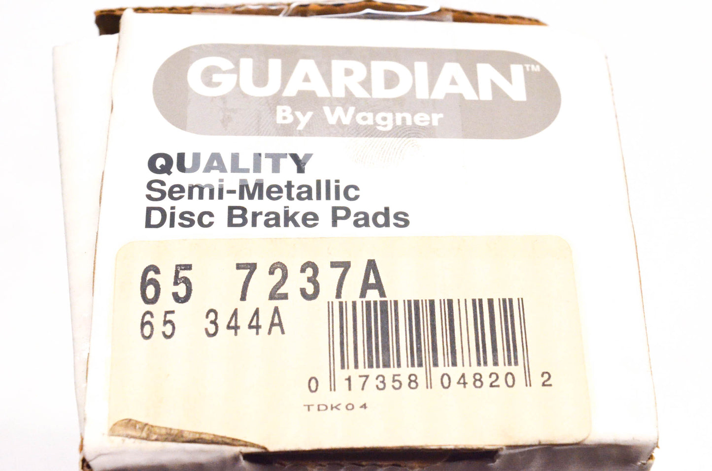 Wagner 65-344A, 65-7237A Guardian Semi Metallic Disc Brake Pad Kit NOS