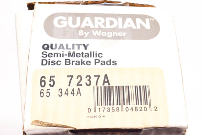 Wagner 65-344A, 65-7237A Guardian Semi Metallic Disc Brake Pad Kit NOS