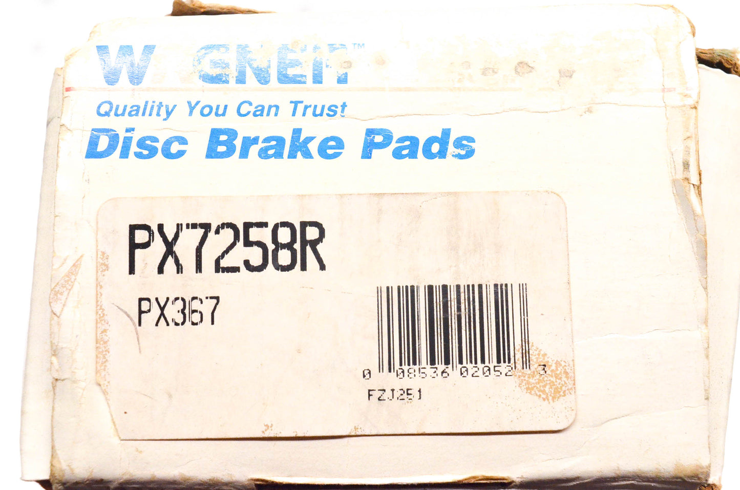 Wagner PX7258R, PX367 Semi Metallic Disc Brake Pad Kit NOS