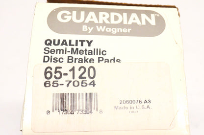 Wagner 65-120, 65-7054 Guardian Semi Metallic Disc Brake Pad Kit NOS