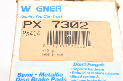 Wagner PX7302, PX414 Semi Metallic Disc Brake Pad Kit NOS