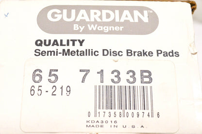 Wagner 65-7133B, 65-219 Semi Metallic Disc Brake Pad Kit NOS