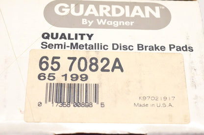 Wagner 65-199, 65-7082A Guardian Semi Metallic Disc Brake Pad Kit NOS