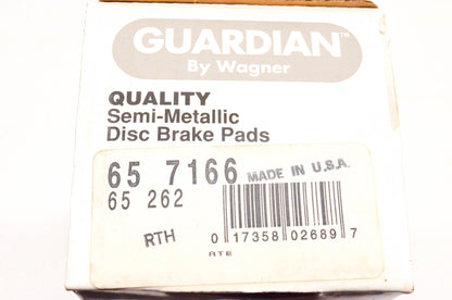 Wagner 65-262, 65-7166 Guardian Semi Metallic Disc Brake Pad Kit NOS