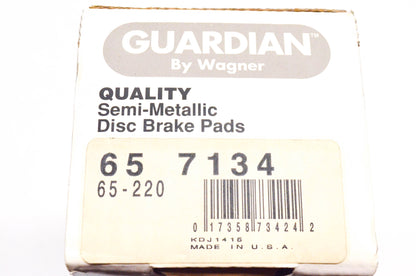 Wagner 65-220, 65-7134 Guardian Semi Metallic Disc Brake Pad Kit NOS