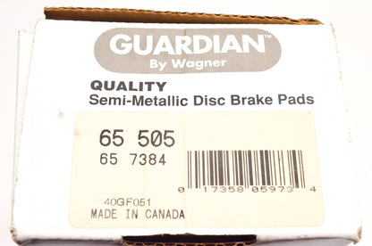 Wagner 65-505, 65-7384 Guardian Semi Metallic Disc Brake Pad Kit NOS
