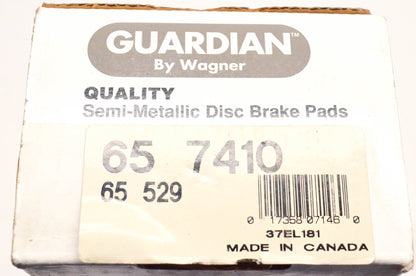 Wagner 65-7410, 65-529 Guardian Semi Metallic Disc Brake Pad Kit NOS