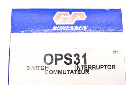 GP Sorensen OPS31 Oil Pressure Switch NOS